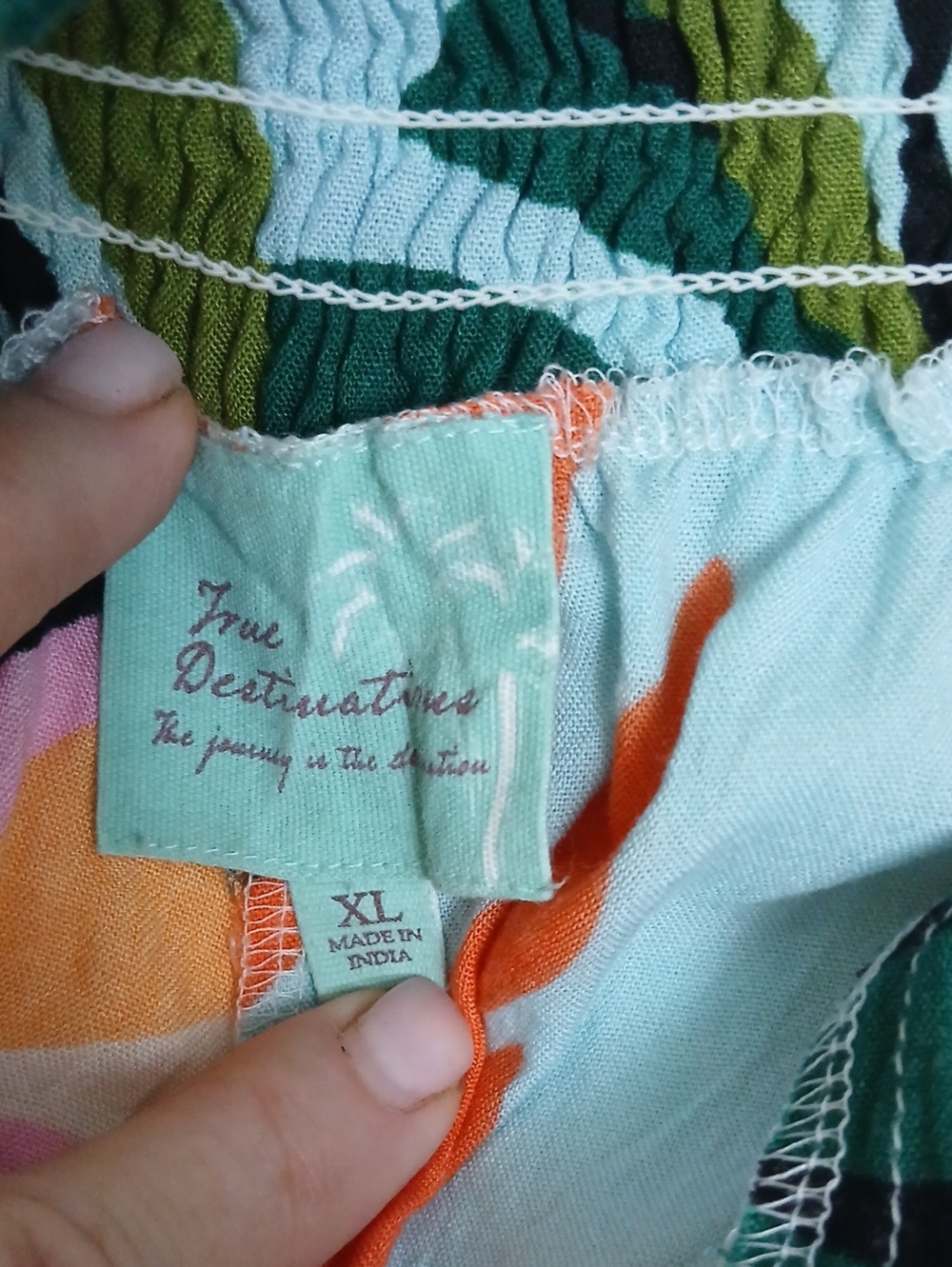 True Destinations 100% Rayon Palazzo Pants Size XL - Picture 5 of 7
